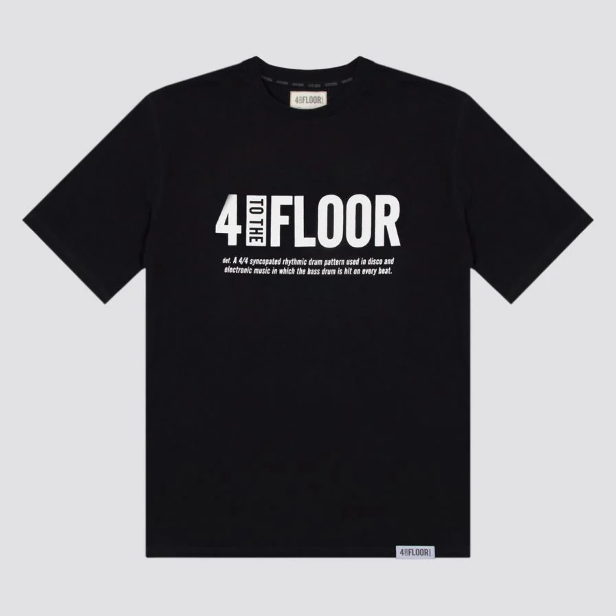 4 To The Floor Black T-Shirt - Image 3