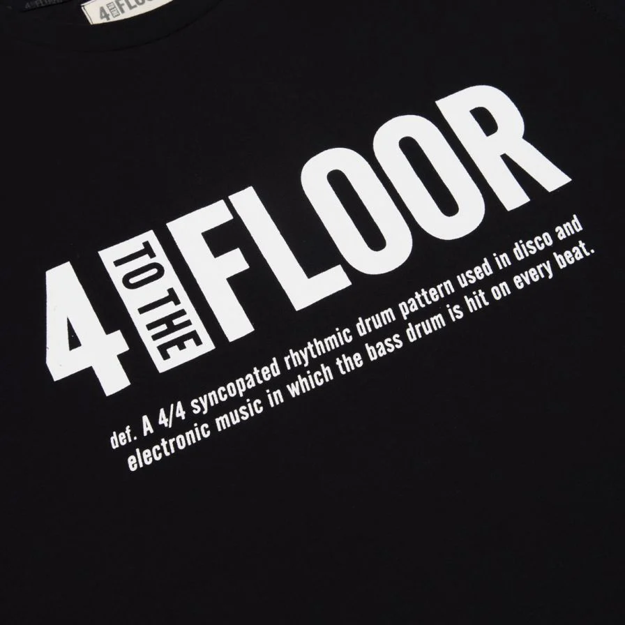 4 To The Floor Black T-Shirt - Image 4